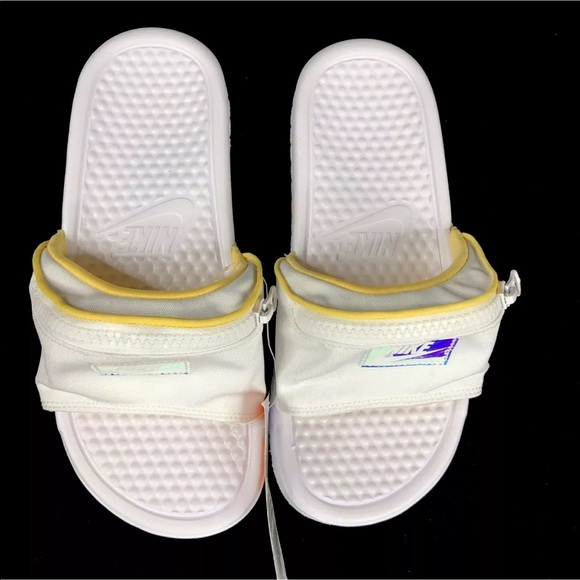 nike slides zipper